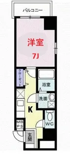 エトワールブランシュ新橋【4階】の間取り