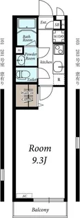 リブリ・フラムドール【1階】の間取り