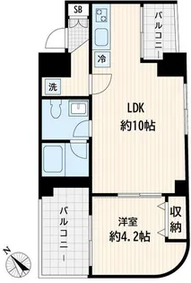 GranDuo小石川【7階】の間取り