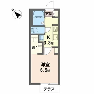 パストラーレ今伊勢【1階】の間取り