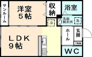 ブランネージュ【2階】の間取り