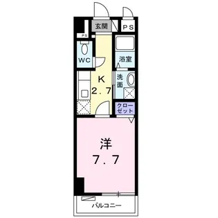 シティーライフ・プラシード【5階】の間取り