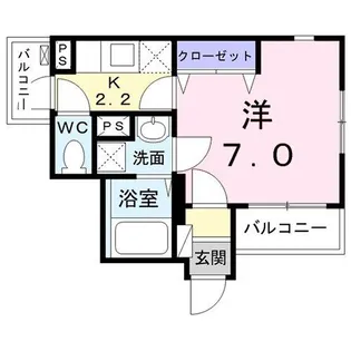 ユイマール三ノ輪【5階】の間取り