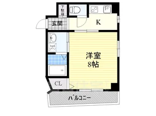 ステューディオ12【3階】の間取り