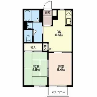 ムーンリバーサイド A【2階】の間取り