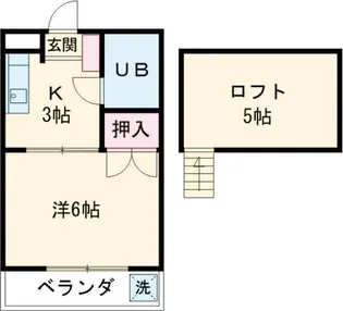 サンハイツエクセル【2階】の間取り