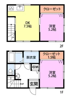 クローバーKEN【1階】の間取り