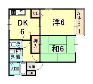 エミネンス1【2階】の間取り