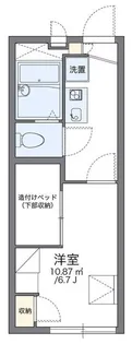 レオパレスM【1階】の間取り