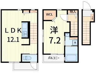 サンダーソニア【1階】の間取り