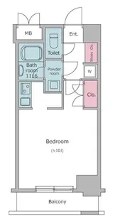 レジディア九段下【5階】の間取り