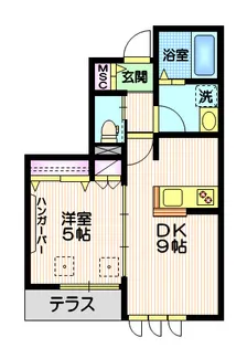 ラ・フェリオ碑文谷【1階】の間取り