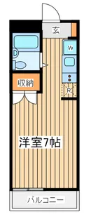 メゾンボヌール菊名B棟【2階】の間取り