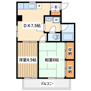 ソレイユ相武台【2階】の間取り