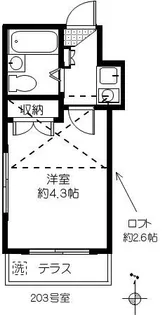 TMコーポ【2階】の間取り