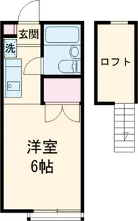 シャトル府中【1階】の間取り