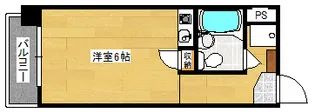 コーポマルニ【3階】の間取り