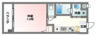 ヒルトップクローバー【4階】の間取り