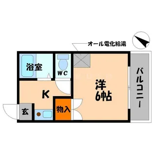 サンティール太子橋駅前【6階】の間取り