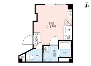 BEL FIORE SHIMO【1階】の間取り