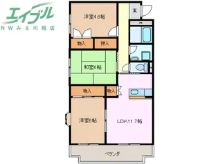 祥庵21【3階】の間取り