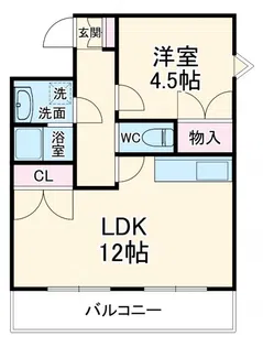 ロイヤルメゾン【4階】の間取り