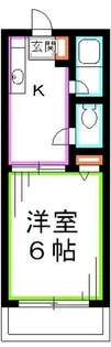 ハイツ太陽【2階】の間取り