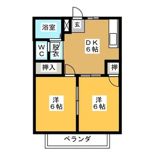 ラ・フォーレ赤尾台【1階】の間取り