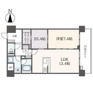 HILL CREST OYAMA【5階】の間取り