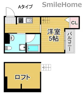 Lirest Suminoe【1階】の間取り