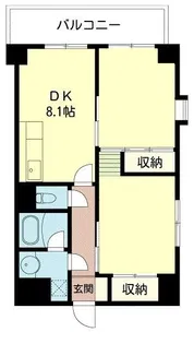 フォークス小岩【5階】の間取り