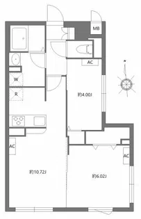 エルファーロ三軒茶屋II【3階】の間取り