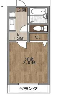 サニーヒルズ【1階】の間取り