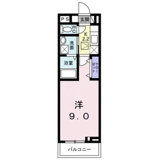 ラフレシール・ヴァン【1階】の間取り