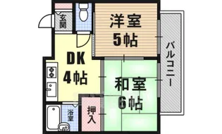 ドウェル倉本【7階】の間取り