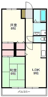 リバーサイドA【1階】の間取り