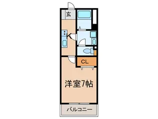 E-city京町【3階】の間取り