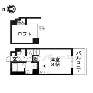 アビタ細川たかつき【3階】の間取り