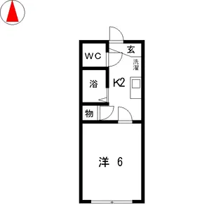 ビーズアベニュー【1階】の間取り