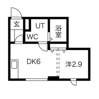 メリディアン泉ヶ丘【3階】の間取り