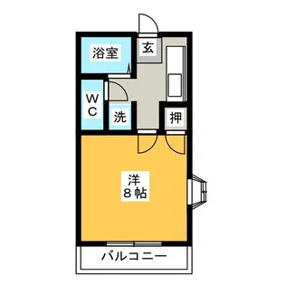 メゾンドフォーレ壱番館【1階】の間取り