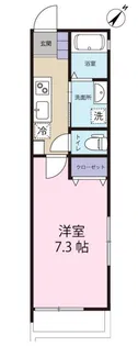 オーセント新鎌ヶ谷【2階】の間取り