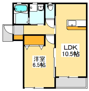 Brise(ブリーズ)【1階】の間取り