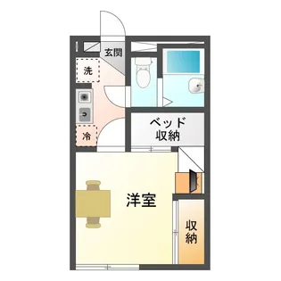 レインボー【2階】の間取り