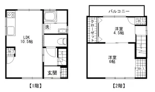 広島県広島市西区草津東3【一戸建】の間取り