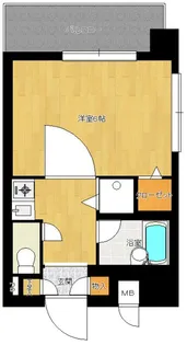 福岡県福岡市中央区大手門3【マンション】の間取り