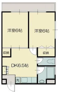 中村マンション【3階】の間取り