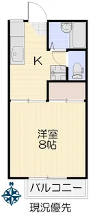 宮城県仙台市青葉区北山3【アパート】の間取り