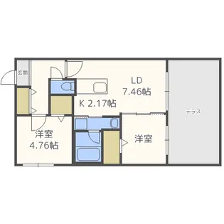 RS18【1階】の間取り