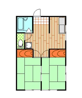 Kハイツ【2階】の間取り